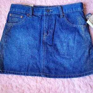 Blue Jeans Star Ride Mini Skirt